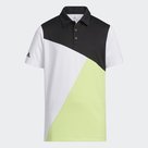 Adidas-boys-polo-black-lime-white