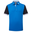 Footjoy-polo-cobalt-black