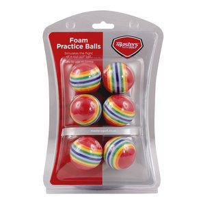 Foam practice balls