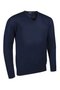 Navy merinowool V-neck sweater
